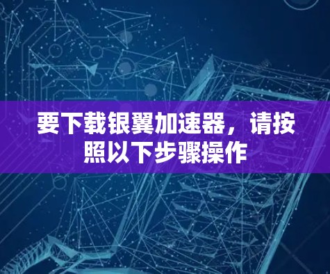 要下载银翼加速器，请按照以下步骤操作