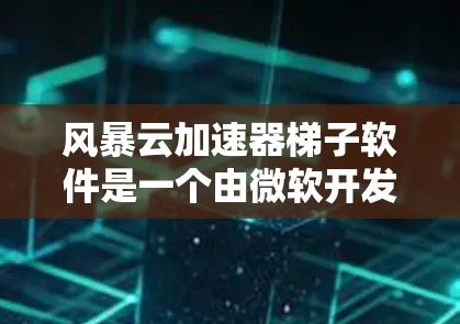 风暴云加速器梯子软件是一个由微软开发的结合了微服务架构和分布式计算的高效工具，旨在优化云环境中的应用性能和资源管理。以下是对该软件的详细分析